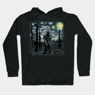 Bigfoot Starry Night Sasquatch Hoodie